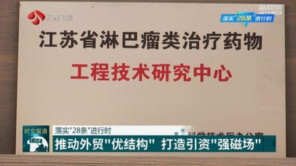 江苏: 推动外贸"优结构" 打造引资"强磁场"